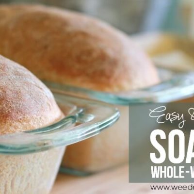 Easy & Delicious Soaked Whole Wheat Bread
